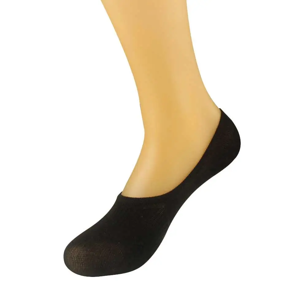 

Silicone Foot Invisible Cotton Socks Non-Slip Sweaty Breathable Short Naked Female Stylish Comfortable Solid Color Casual Socks