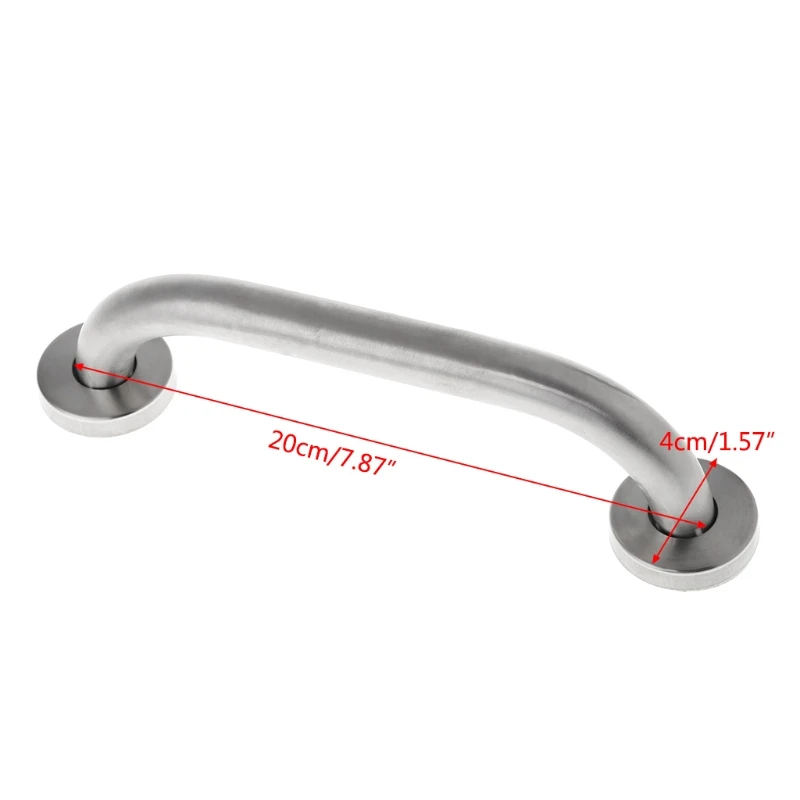 

Stainless Steel Bathroom Shower Support Wall Grab Bar Safety Handle Towels Rail 20cm T3EC