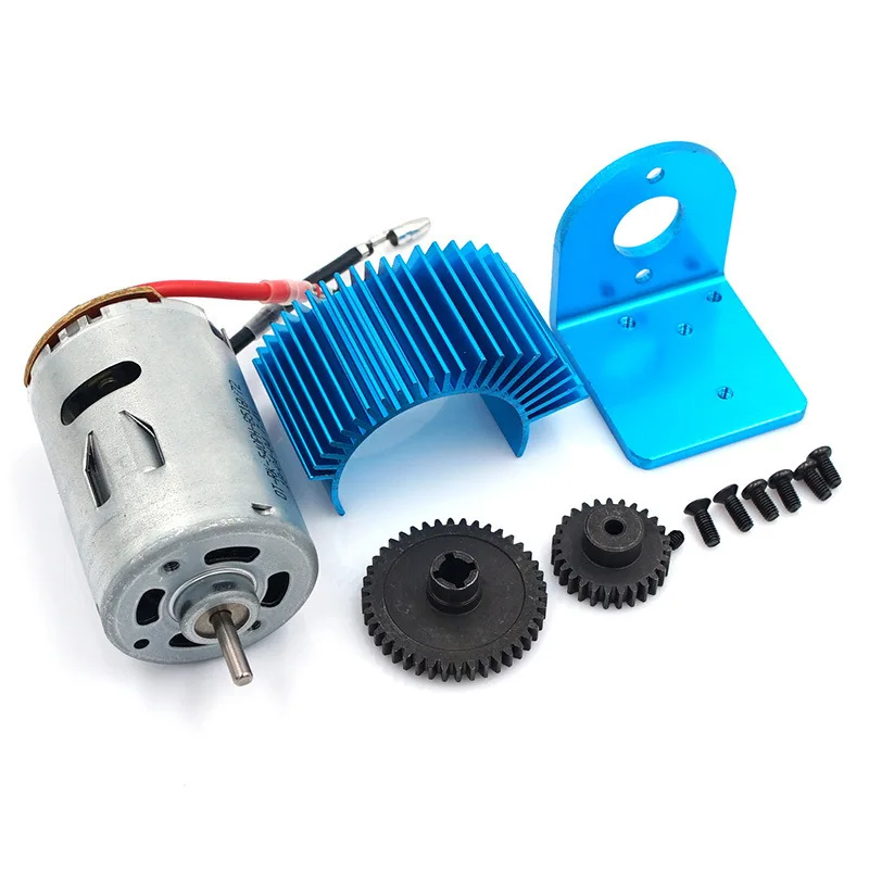 

Wltoys A959-B A969-B A979-B Main Motor & Motor Seat Heat Sink Reducer Motor Gear Spare Part Kit Accessory