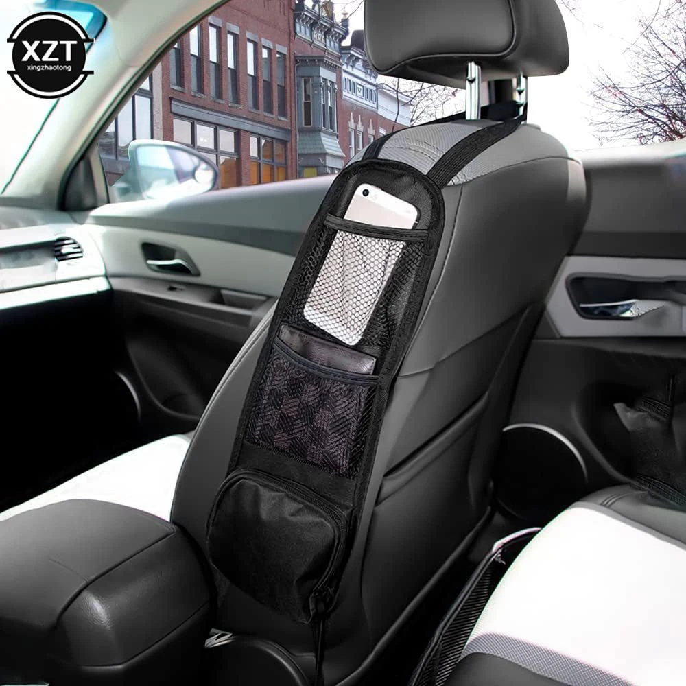 

Car Seat Organizer Auto Seat Side Storage Hanging Bag Multi-Pocket Drink Holder Mesh Pocket Car Styling Organizer Phone Holder