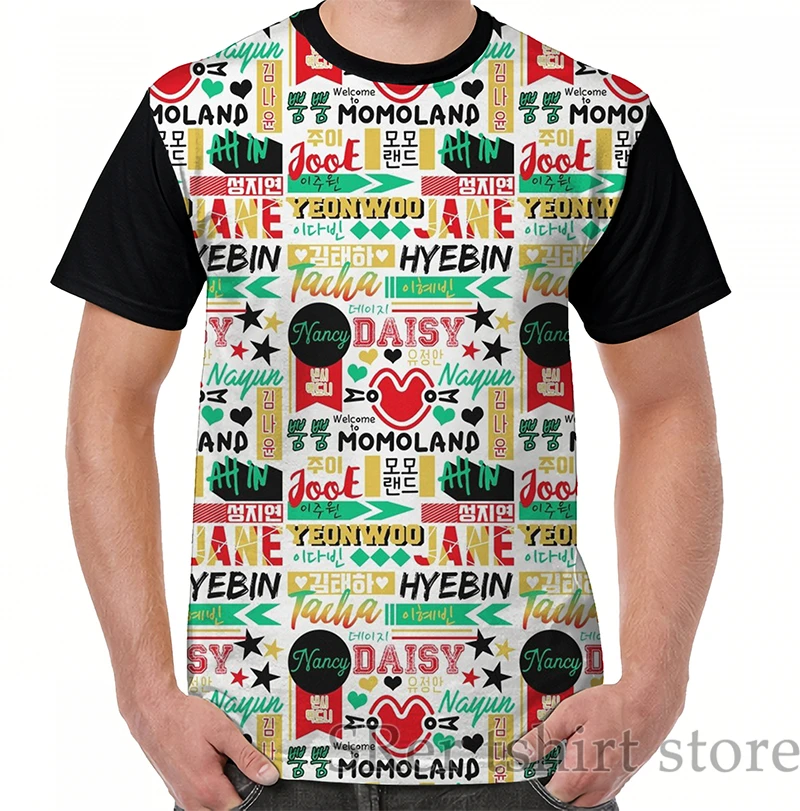 Футболка Мужская/женская с забавным принтом топ графическим момомоланда и