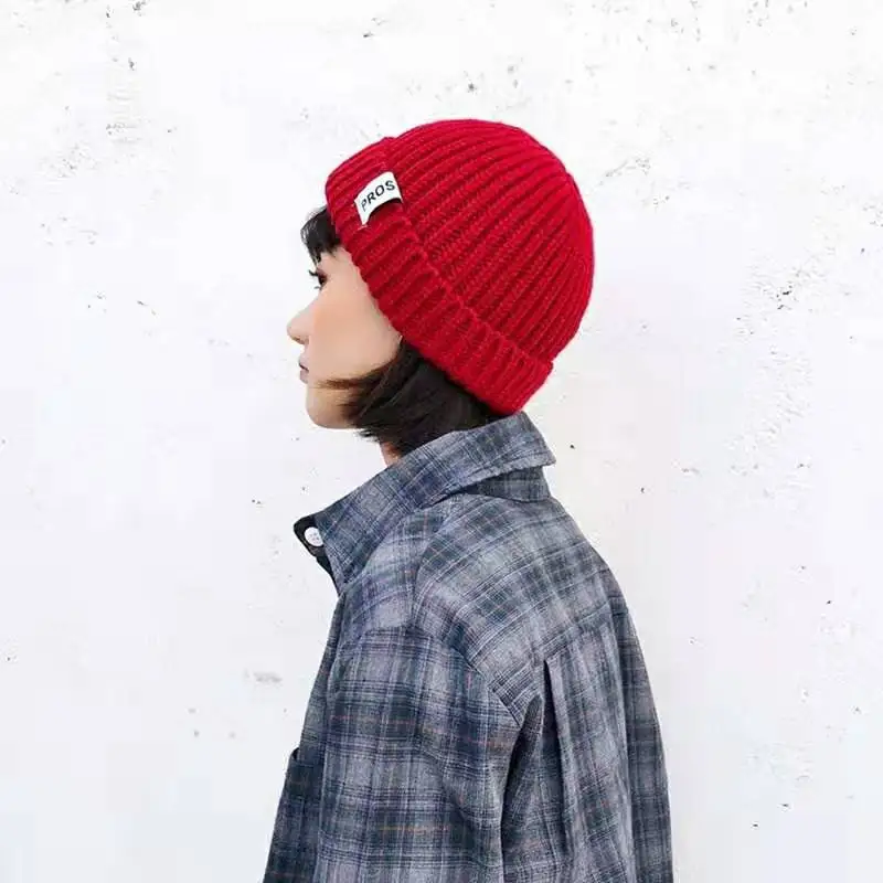 Fashion Thick Plush Windproof Women Knitted Winter Warm Soft Berets Hats Snapback Casual Outdoor Wool Caps lovers Beanies Hats