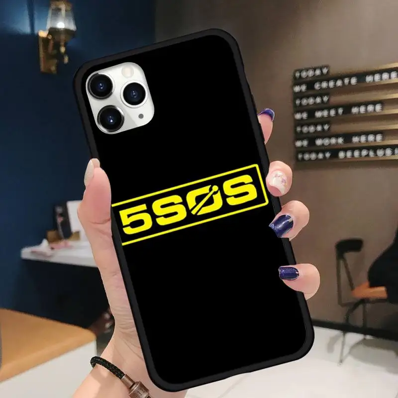 

5Sos band singer music fashion Phone Case for iPhone 11 12 pro XS MAX 8 7 6 6S Plus X 5S SE 2020 XR Soft silicone