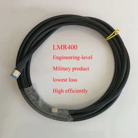 10 meters 50 7 cable rf coaxial n male plug to male extension cord adapter lmr400 cable ksr lmr400 military quality 2pcslot