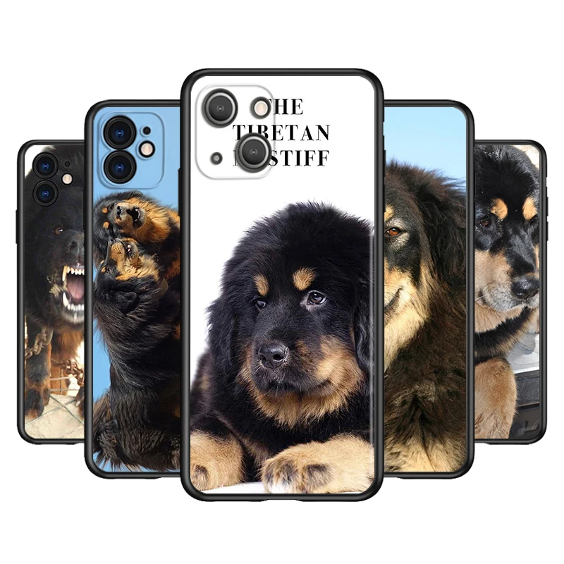 

Tibetan Mastiff Dog Silicone Cover For Apple IPhone 13 12 Mini 11 Pro XS MAX XR X 8 7 6S 6 Plus 5S SE Phone Case