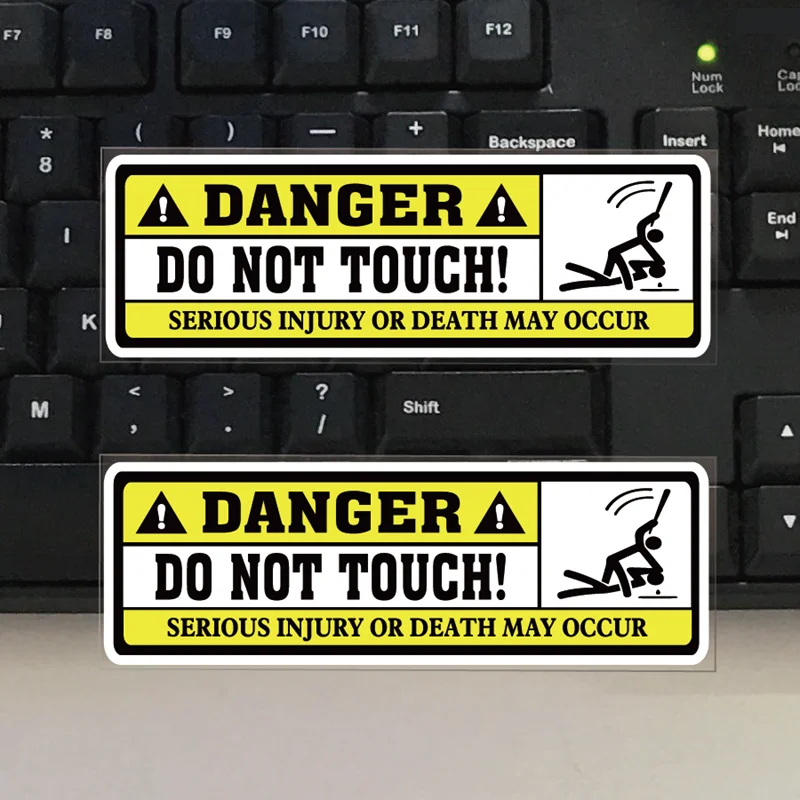 2 шт., светоотражающие Предупреждение йки на автомобиль, 12 х4 см