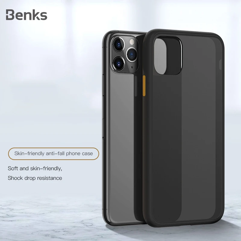 Benks роскошный матовый чехол для телефона iphone 11/11 Pro/11 Pro Max с полной защитой от