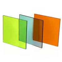 pink red orange blue colored plastic acrylic board home decoration separator collectible display box diy storage box