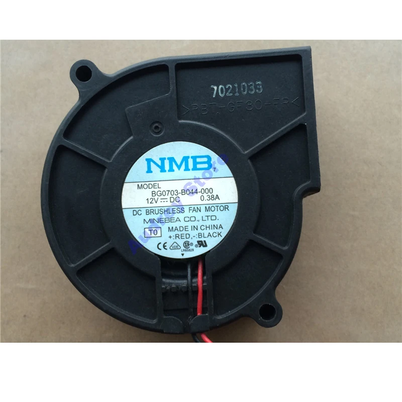 Центробежный вентилятор NMB 7530 BG0703 B044 000 DC12V 0.38A Turbo 3000 об/мин 20CFM