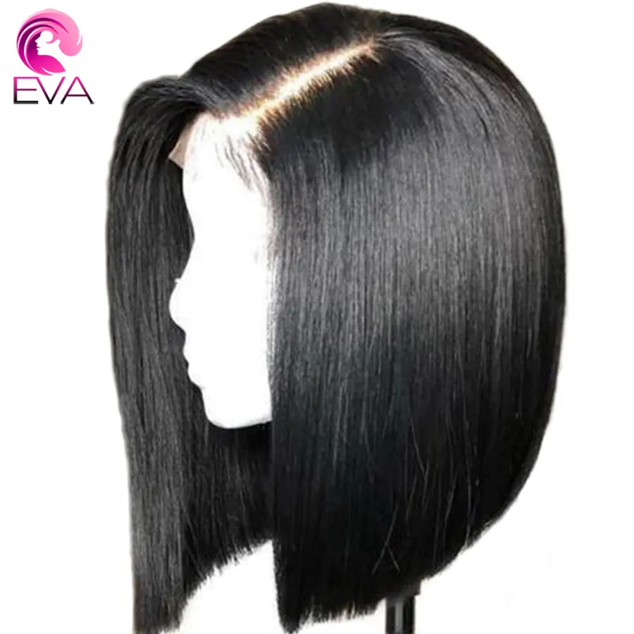 ЕВА бразильский Full Lace человеческих волос парики для Для женщин Волосы remy объемная волна парик с ребенком волос естественной линии роста волос полный конец Natrual Цвет
