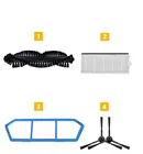 Сменные детали для робота-пылесоса Chuwi iLife A4, A4s, A40, круглая щетка, основная, основная, боковая щетка, HEPA фильтр, салфетка