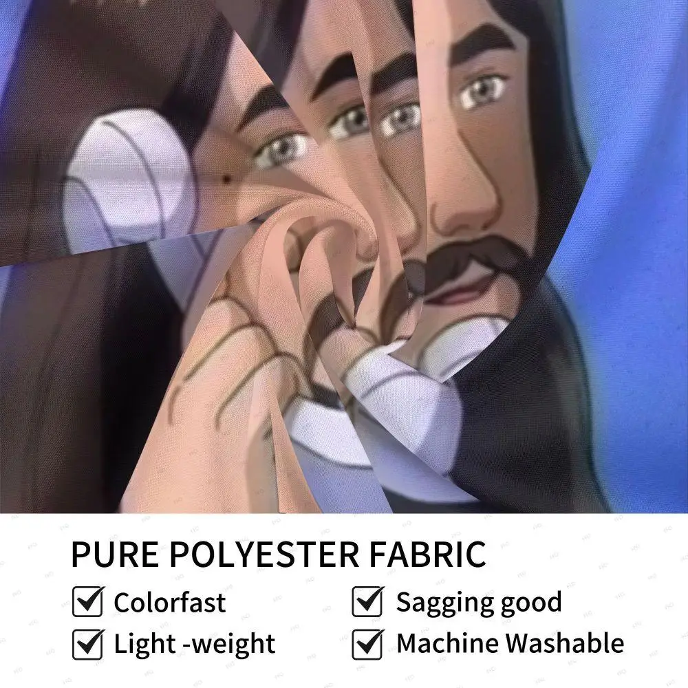 Настенный Гобелен Moshi с изображением Иисуса дезу забавный декоративный гобелен в