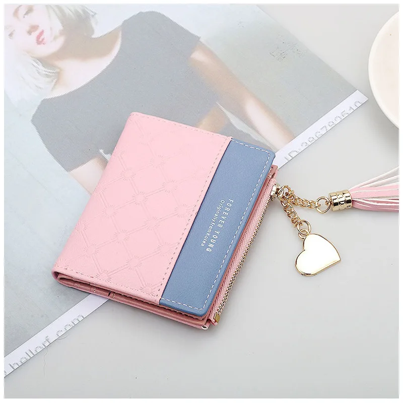 PACGOTH новый модный короткий кошелек контрастного цвета для женщин Повседневный с