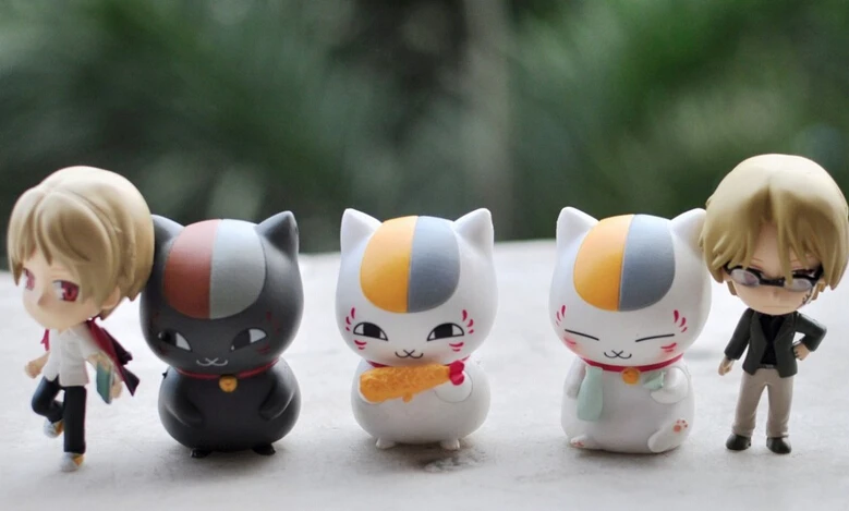 

5pcs/set Cute Natsume Yuujinchou Mini Nyanko Sensei Action Figures New brinquedos Collection Figures New for christmas gift