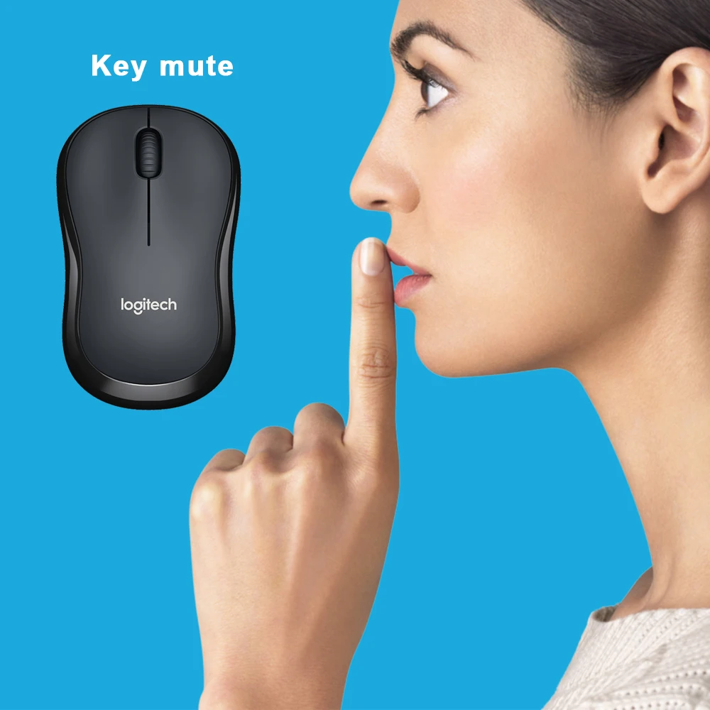 Logitech M220 Беспроводной мыши бесшумный Мышь с 2 4 ГГц высокого качества Оптическая