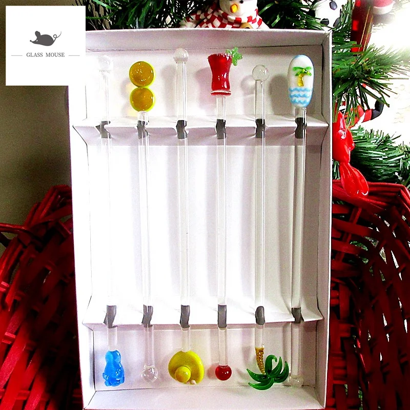 6 шт. стеклянные Коктейльные миксеры для кофе | Дом и сад