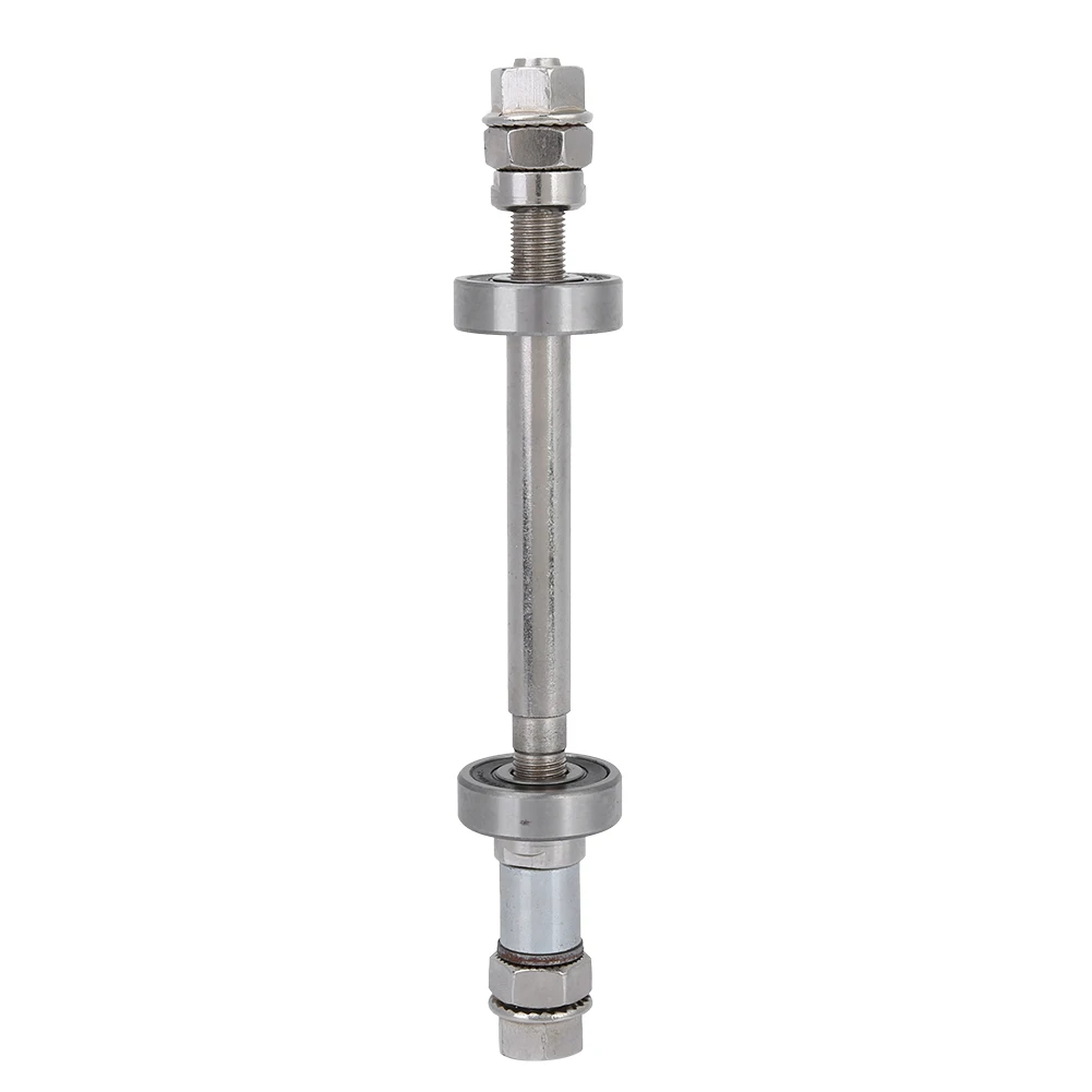 

Durable Metal Bicycle Wheel Hub Axle Front Rear Solid Shaft Lever Bike Repair Tool Bicycle Accessories Hub Axle Bearing Solid