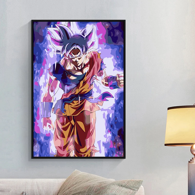 

Goku Anime Family Portrait Poster Canvas Prints Painting Wall Art Decor Picture Living Room Bedroom Study Home Decoration