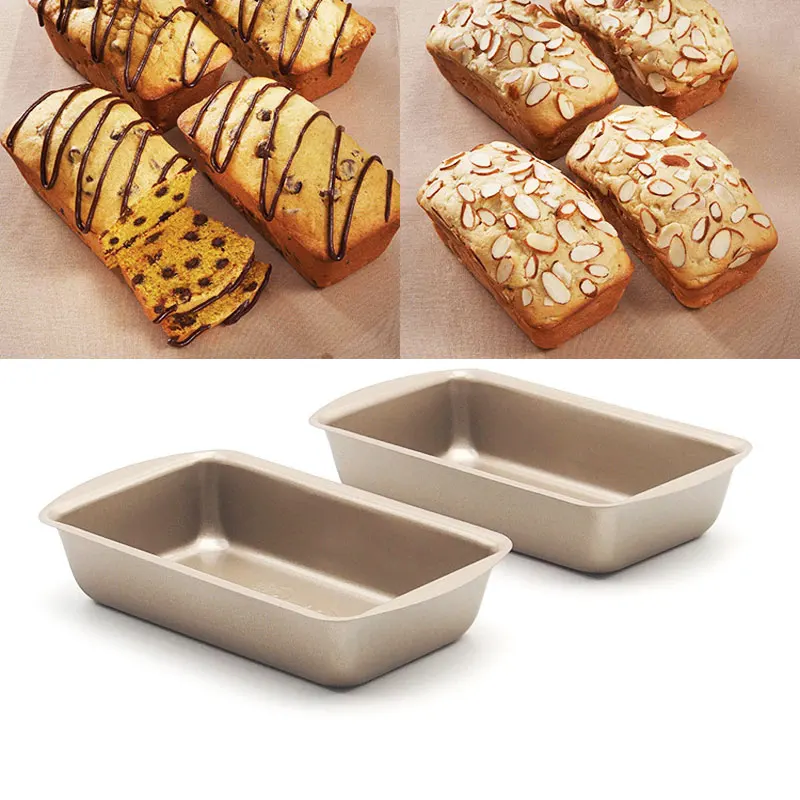 1 шт. антипригарная 5 дюймовая мини прямоугольная сковорода для выпечки хлеба