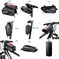wild man bicycle bag cycling touch screen bag top front tube bag waterproof 6 5 phone case touchscreen bag bicycle accessories