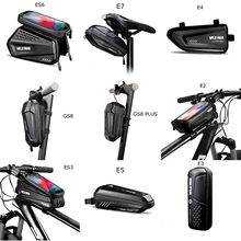 WILD MAN Bicycle Bag Cycling Touch Screen Bag Top Front Tube Bag Waterproof 6.5 Phone Case Touchscreen Bag Bicycle Accessories