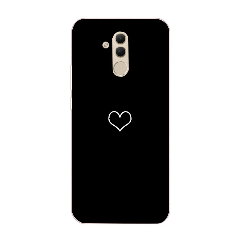 Мягкий чехол из ТПУ для Huawei Mate 20 Lite прозрачный силиконовый телефона 10 P20 P30 Pro Heart P