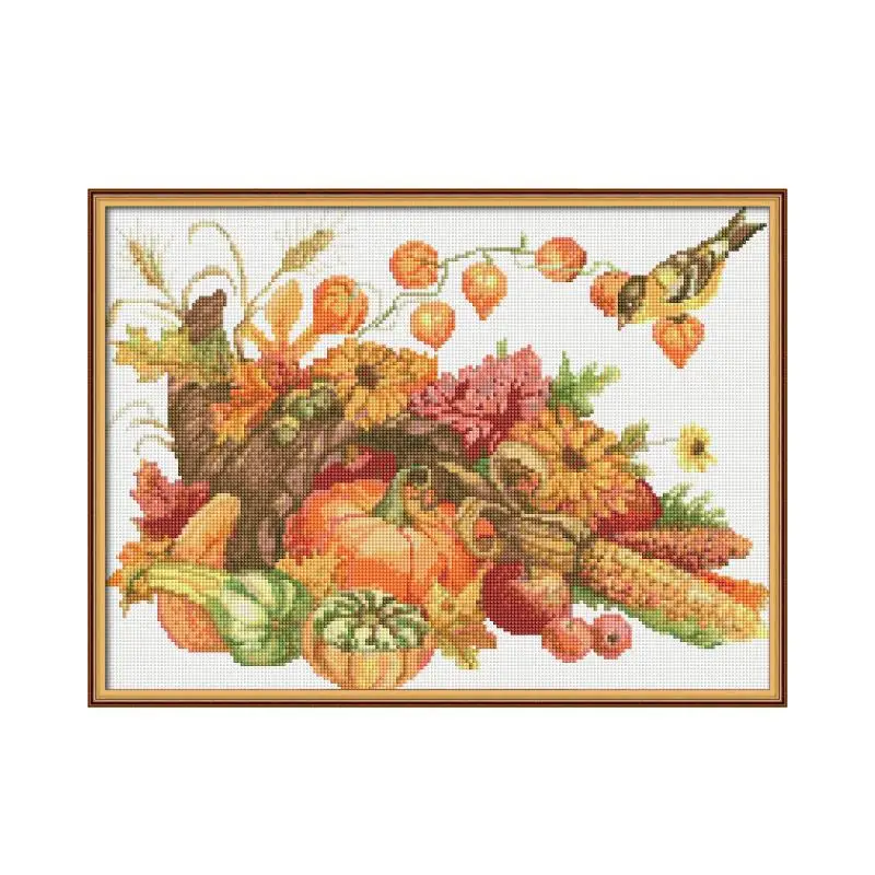 

The harvest of autumn Diamond painting cross stitch kit Square Round Drill stitching embroidery DIY handmade needlework