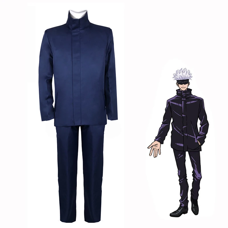 

Anime Jujutsu Kaisen Gojo Satoru Cosplay Costume School Outfit Hallowmas Party Wig Clothes Sets Inumaki TogeYuji Itadori