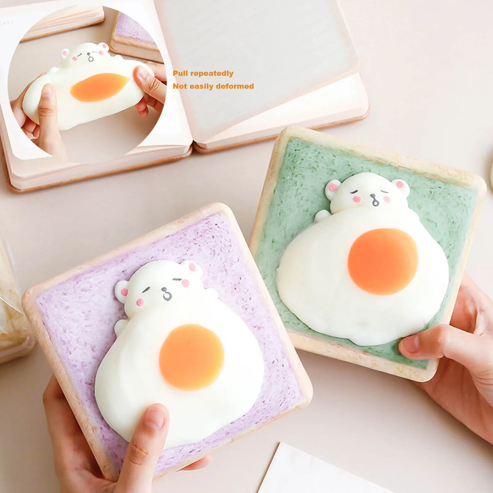 

New Figet toys popit Antistress Creative soft bear hand book cute decompression notebook diary Children Toys Gift For Kids Adult