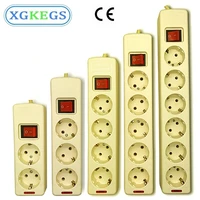 multi function eu plug standard power strip socket 23456 outlets 1 5m3m extension cable indicator light for home office