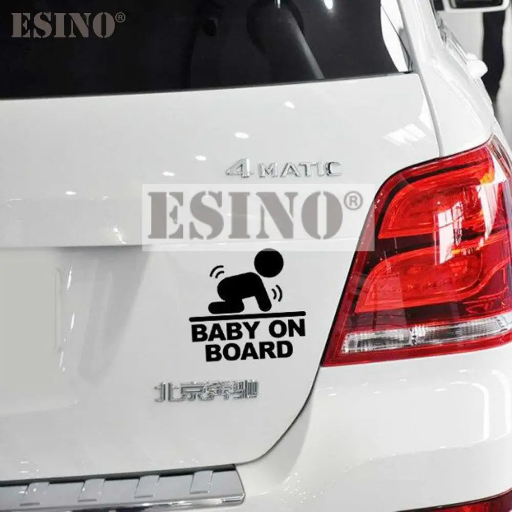 Автомобильный Стайлинг детский на борту ПВХ 3D резьба забавная Авто Наклейка