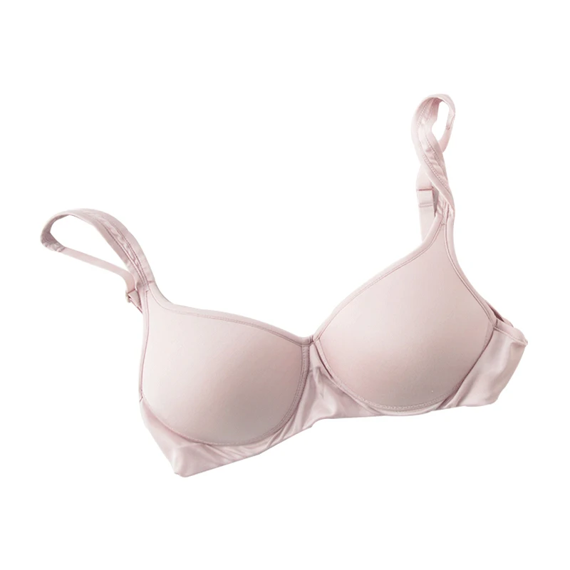 

High-Quality 42-Pin No Steel Ring Silk Thin Sports Underwear Bra 2021 Spring And Summer New Women