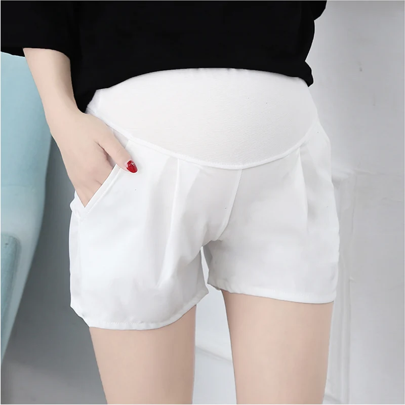 2022 Cotton Maternity Shorts Pregnancy Pants Leisure Cotton for Pregnant Women Clothing Elastic Waist Mother Wear Clothes Summer