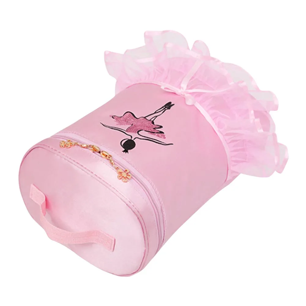 

Girls Wear Resistant Adjustable Strap Ballerina Decor Upper Handle Cute Ballet Backpack Gifts Large Capacity Bow Tie Dance Bag