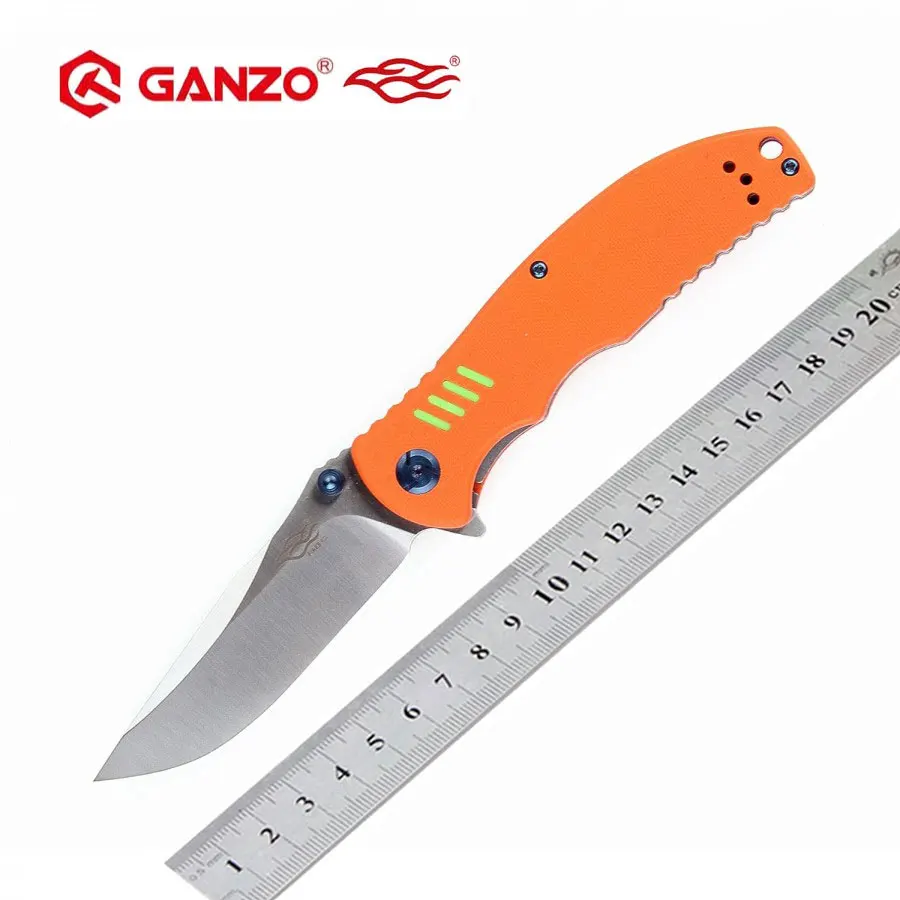 Ganzo G7511 Жар-птица F7511 F7511-OR 440C G10 ручка складной нож выживания походный инструмент