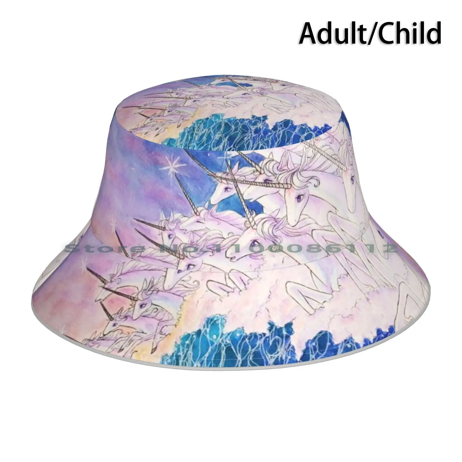 

Unicorns In The Sea Bucket Hat Sun Cap The Last Unicorn Tlu Unicorns Ocean Peter S Beagle Petersbeagle Magic Retro Nostalgia