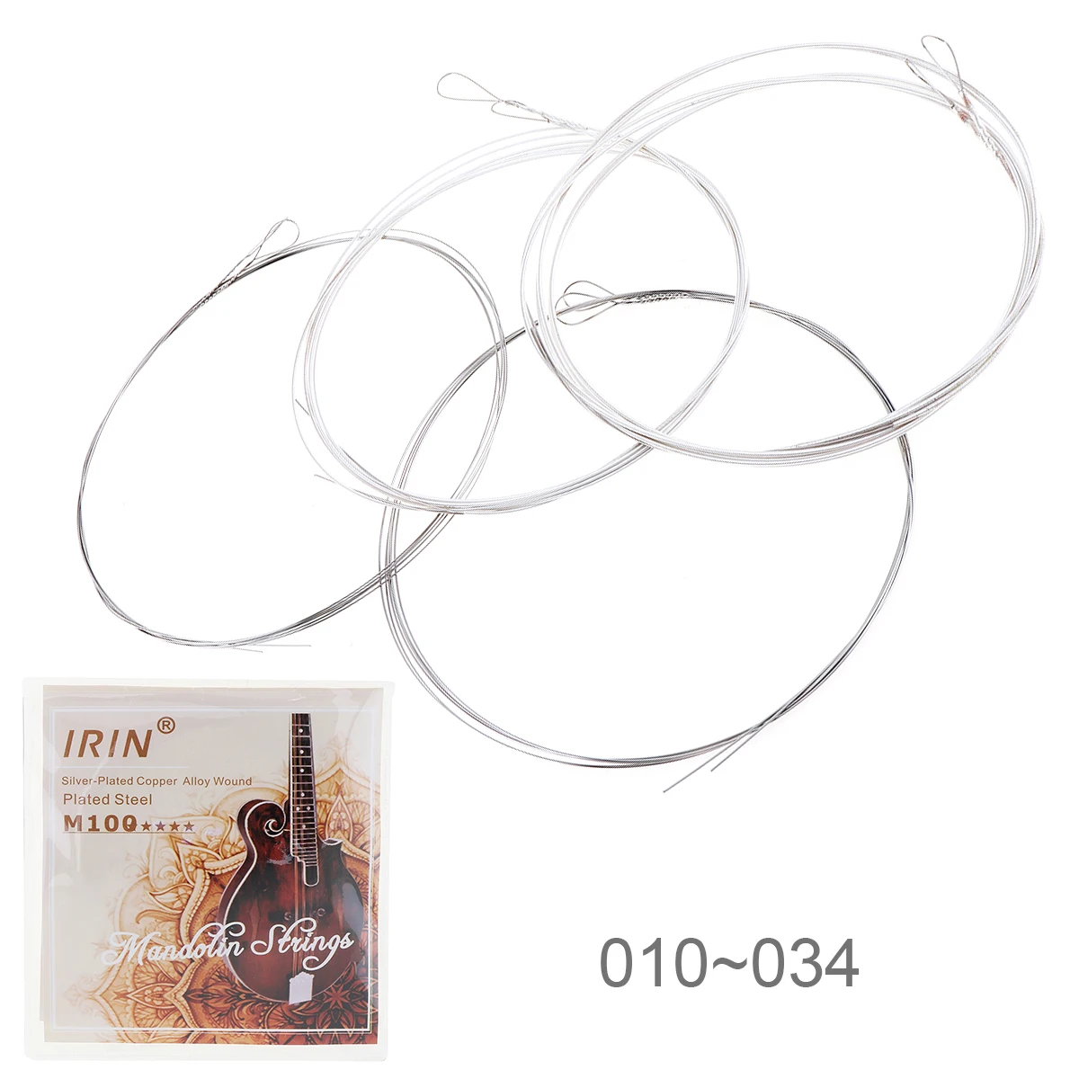 IRIN 4 шт./компл. высокоэластичный легкий струна для мандолины 010 034 дюйма