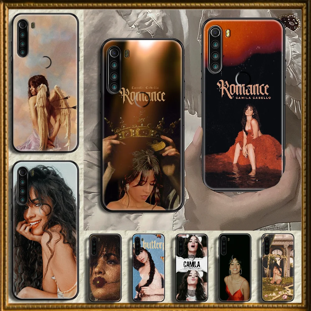 Певица Camila Cabello ангелы чехол для телефона Xiaomi Redmi Note 7 7A 8 8T 9 9A 9S 10 K30 Pro Ultra black tpu