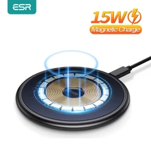 ESR Wireless Chargers Magnetic Fast Charger Pad for iPhone 12/iPhone 12 Pro/iPhone 12 Pro Max/12 Mini 15W HaloLock Charging Pad