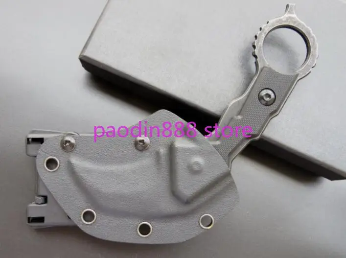 Керамбит-коготь C1695 D2 каменная мойка с фиксированным лезвием G10 Ручка Кемпинг