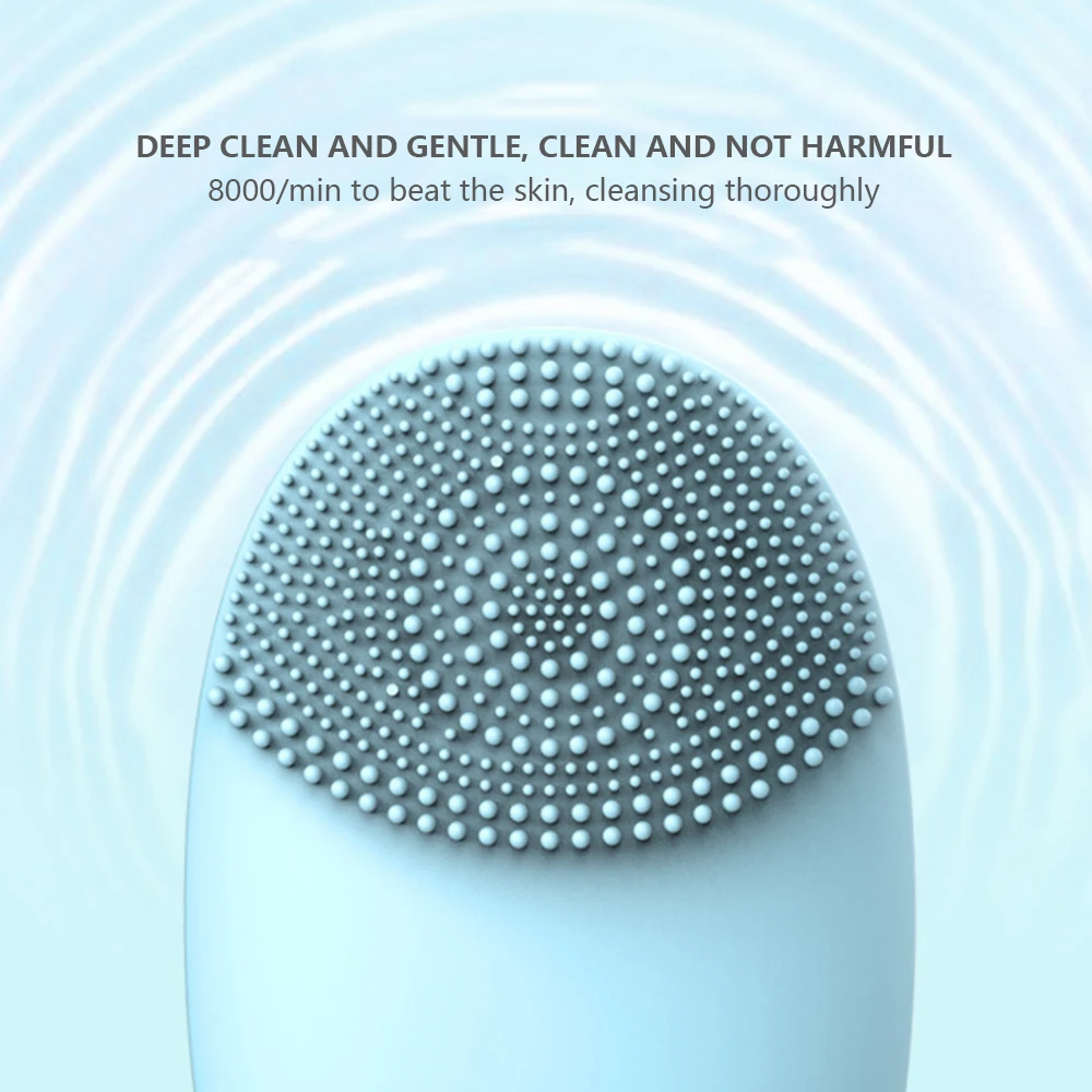 Электрический Вибрационный очищающий Водонепроницаемый ультразвуковой