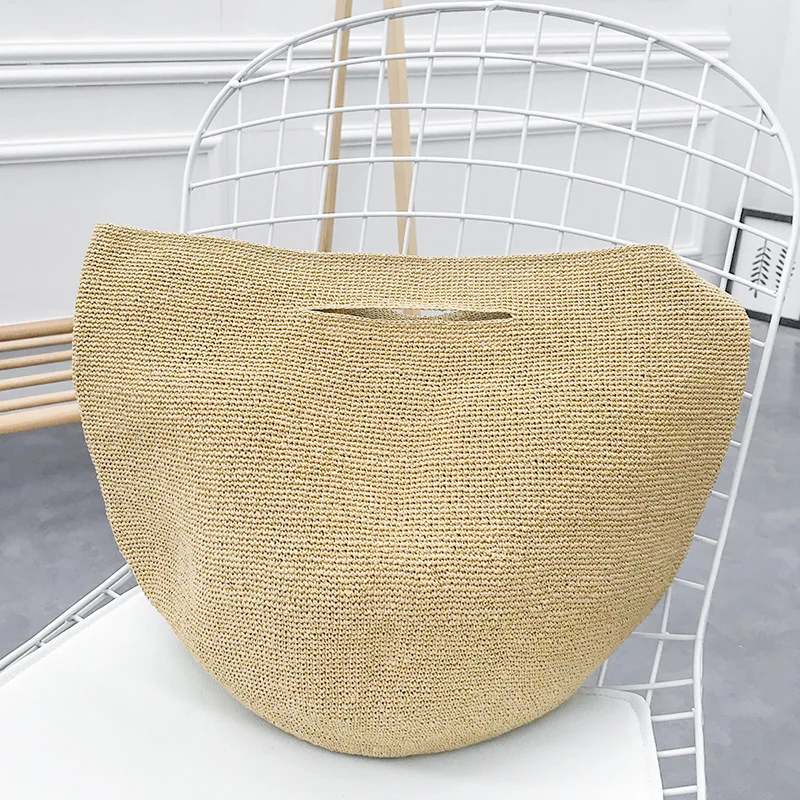 Тканая сумка Verano nuevo bolso tejido a mano rafia pura цветная primario paja bolsa тканая |