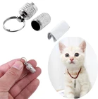 Милая собака, кошка, маленький колокольчик, игрушка, Интерактивная мяч для комнатной собаки, игрушка для кошки с собаками, адресная этикетка, аксессуар для ошейника