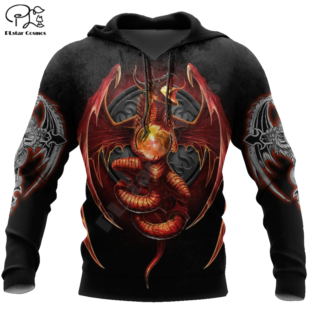 

Fashion Animal hoodies 3D printed Dragon Tattoos Sweatshirt Hoodie Harajuku Autumn Streetwear women foe men Casual Tracksuit