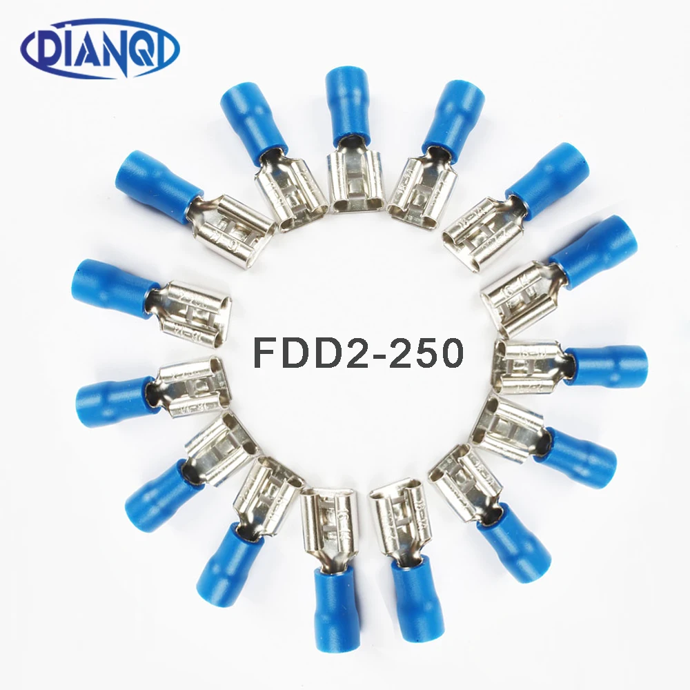 

FDD2-250 Femaleper-Изолирующие соединительные холоднопрессованные клеммы/Кабельный соединитель/проводной соединитель 1000 шт./упак.