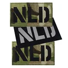 1 шт. NLD флаг Нидерландов инфракрасная Светоотражающая ИК-наклейка голландская Национальная эмблема голландская тактическая наклейка значок на крючок