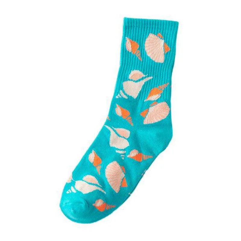 

LUCKY ZONE Trendy Socks Women's Street Personality Leisure Sports Socks Cartoon Animal Fruit In The Tube Women's Socks YXJ