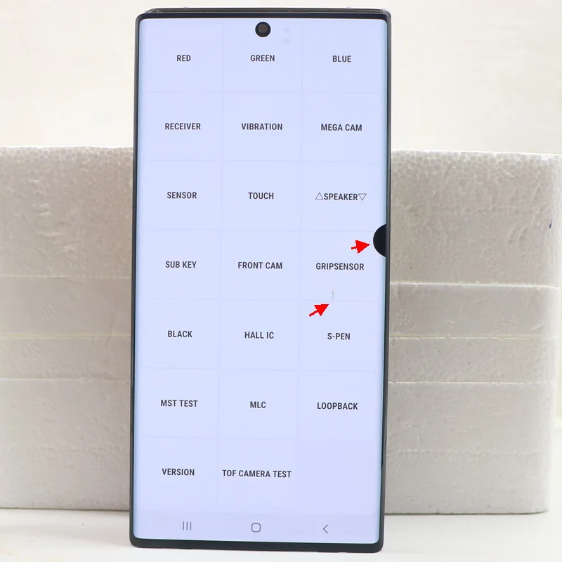 Pantalla LCD Original para Samsung Galaxy Note 10 Plus, digitalizador de pantalla t&aacute;ctil con defectos, N975, N975F, SM-N9750-5