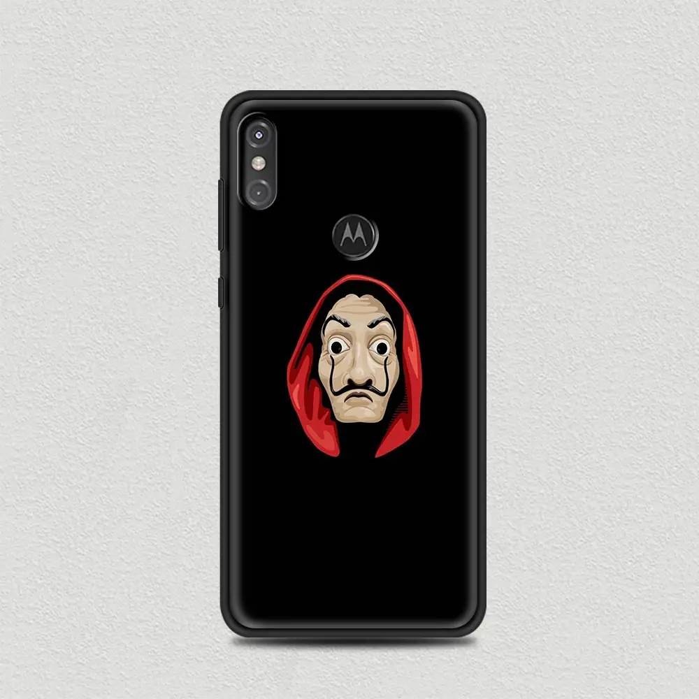 

Phone Case for Moto G8 G9 Play E7 Plus Power Lite One Fusion E6s Edge G Stylus Silicone Soft Shell Money Heist House Paper