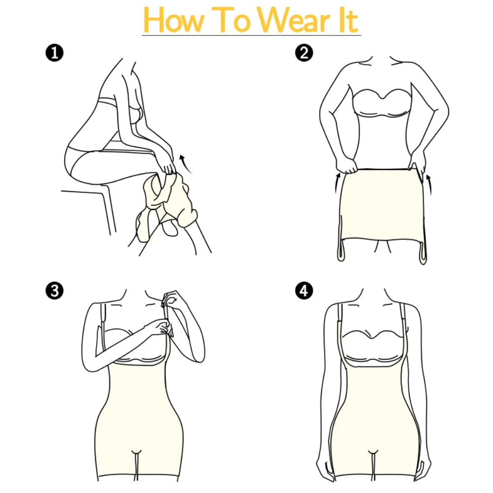 

Womens Bodysuit Slimming Waist Trainer Shapewear Seamless Push Up Butt Lifter Corset Reductoras Underwear Y1